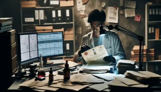 AI Forensik & Etika: Deteksi Ilmiah Surat Tanah Palsu - Laboratorium Forensik Dokumen