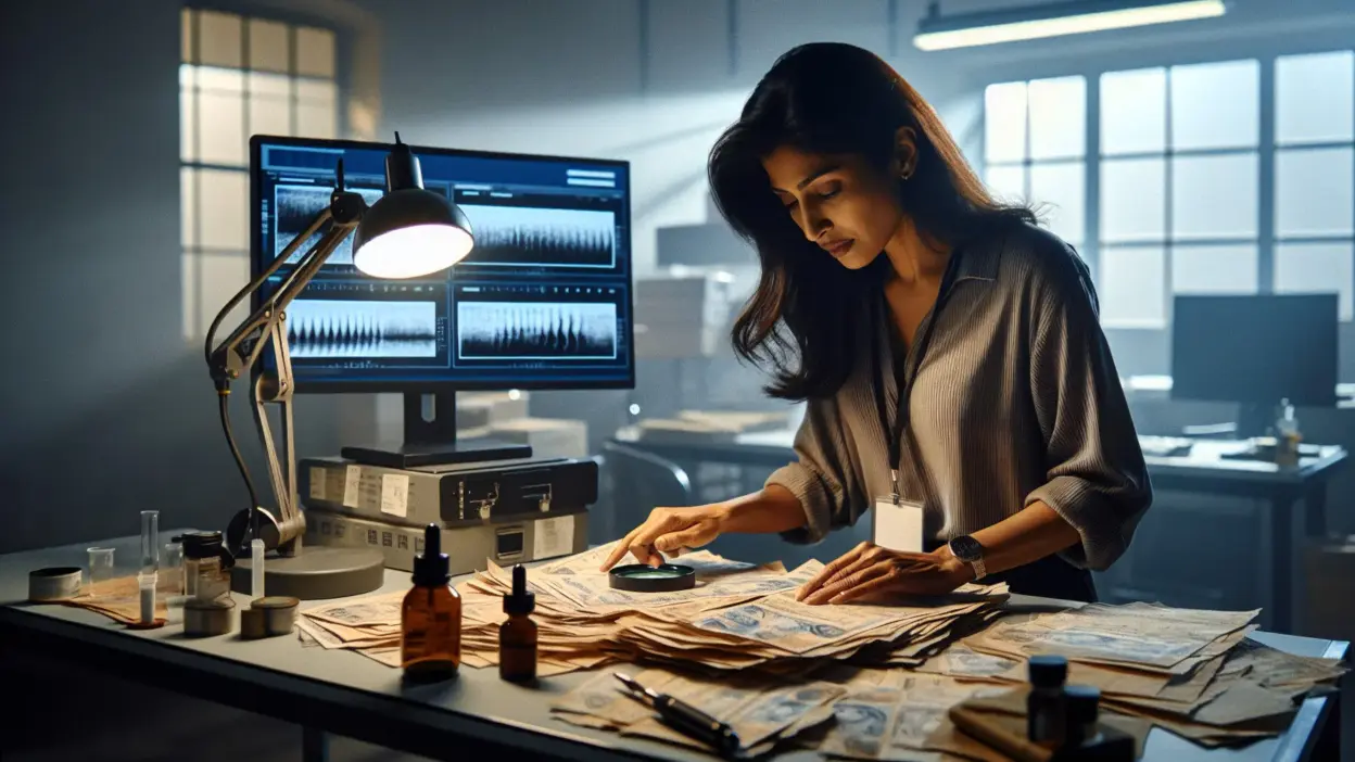 Analisis Ilmiah Pemalsuan Dokumen Keuangan: Jejak, Data & Validasi - Laboratorium Forensik Dokumen