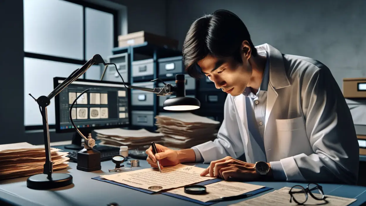 Grafonomi Forensik: Uji Ilmiah Keaslian Tanda Tangan Dokumen Aset - Laboratorium Forensik Dokumen