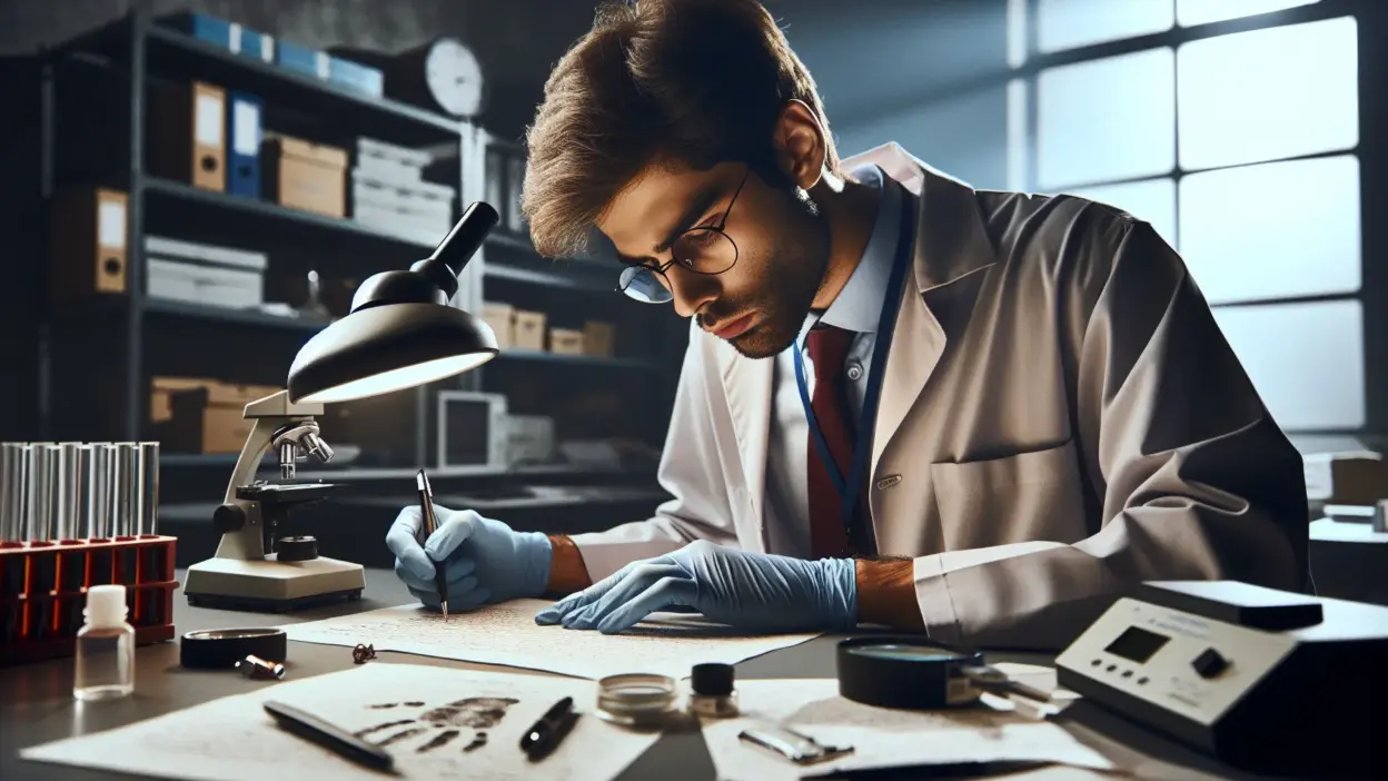 Analisis Mikroskopis Grafonomi Forensik: Deteksi Ilmiah Tanda Tangan Palsu - Laboratorium Forensik Dokumen