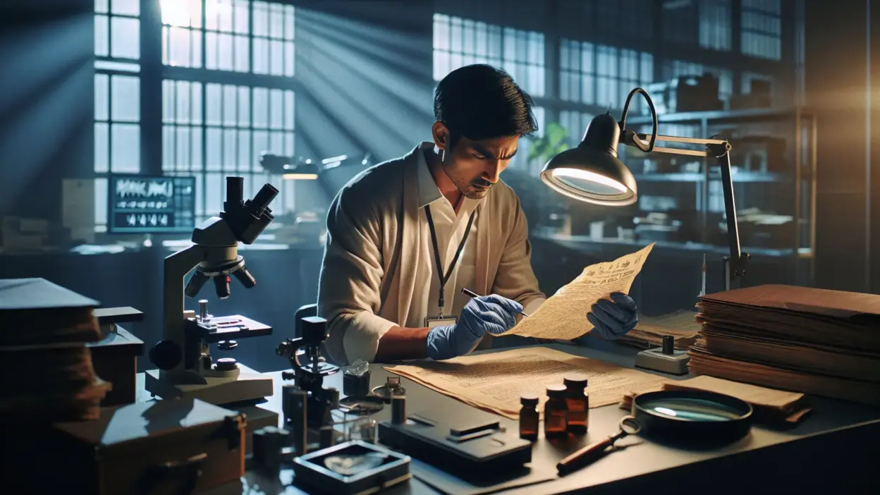 Menguji Keaslian Surat Keputusan Desa: Analisis Tinta Modern - Laboratorium Forensik Dokumen