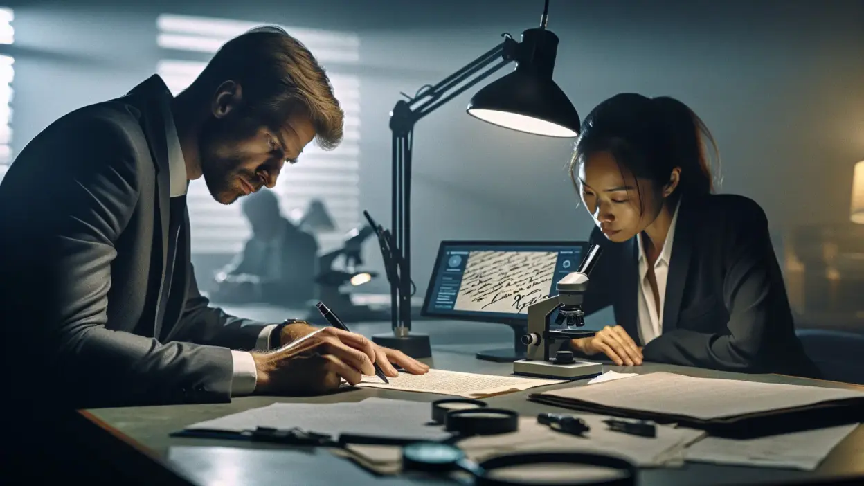 Stroke Mikro: Validasi Ilmiah Keaslian Tanda Tangan Sertifikat Tanah - Laboratorium Forensik Dokumen