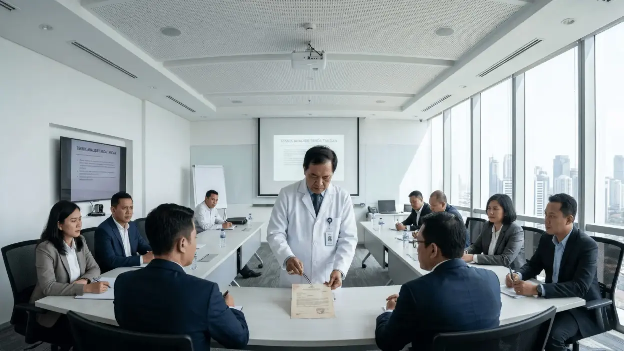 Training Grafonomi: First Responder Forensik Dokumen Internal