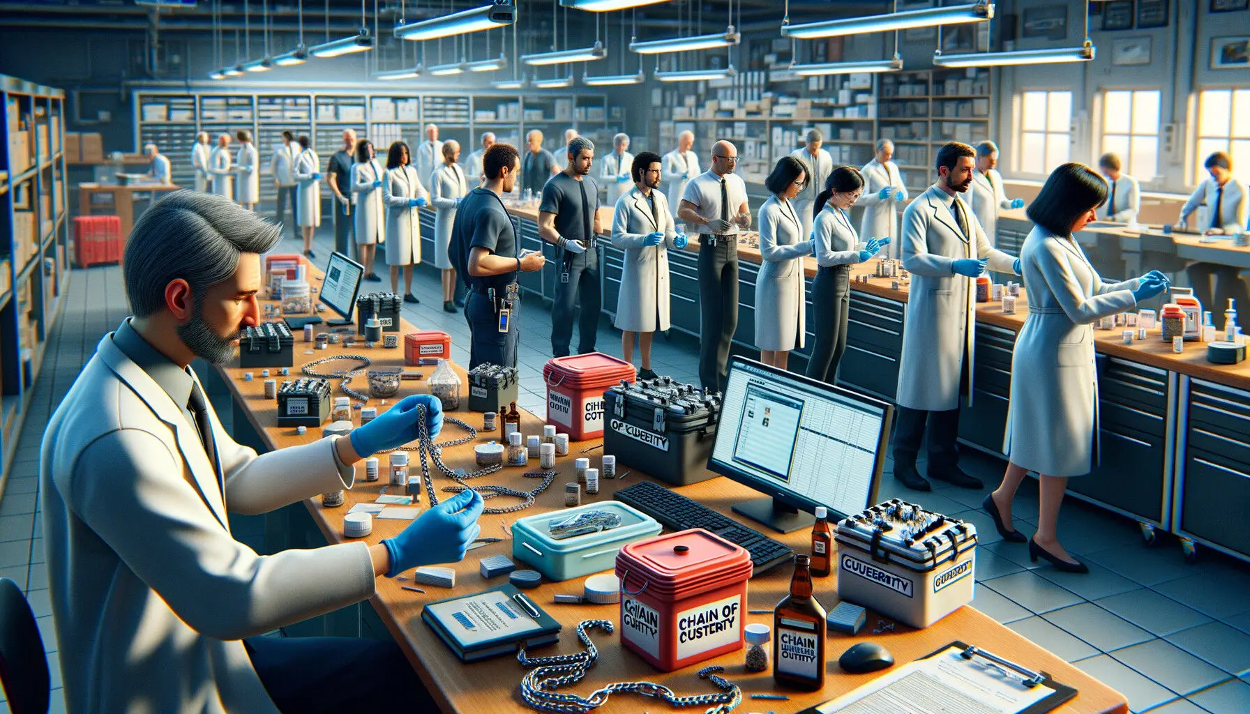 Chain of Custody di Laboratorium Forensik