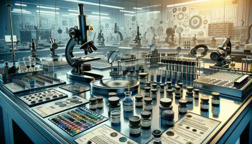 Penilaian Umur Tinta di Laboratorium