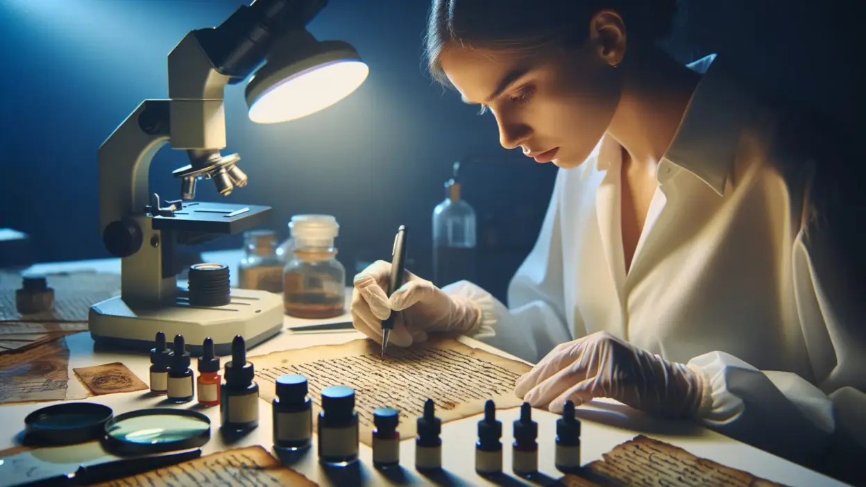 Photo Forensic Ink Dating