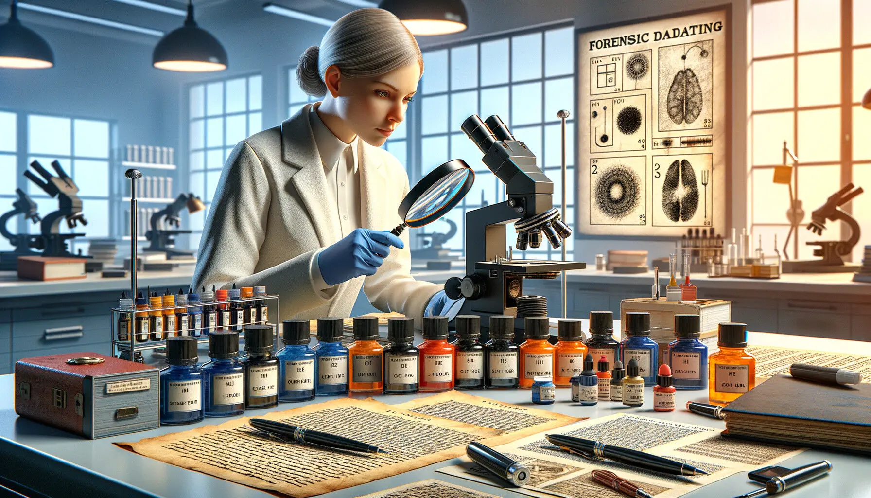 Forensik Tinta dan Ink Dating: Mengungkap Usia Dokumen Palsu